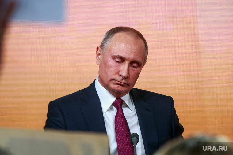Ежегодная итоговая пресс-конференция президента РФ Владимира Путина. Москва