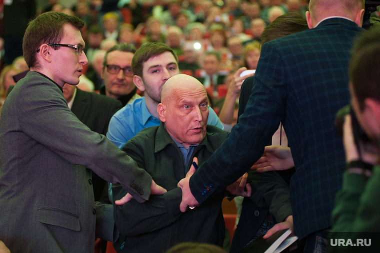 Выборы 2018. Встреча кандидата в президенты России Павла Грудинина с жителями региона в Театре эстрады. Екатеринбург