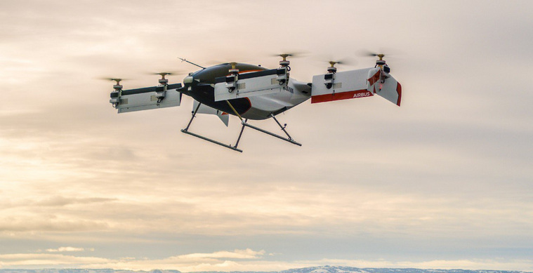 Airbus успешно провел испытания беспилотного воздушного такси. ФОТО