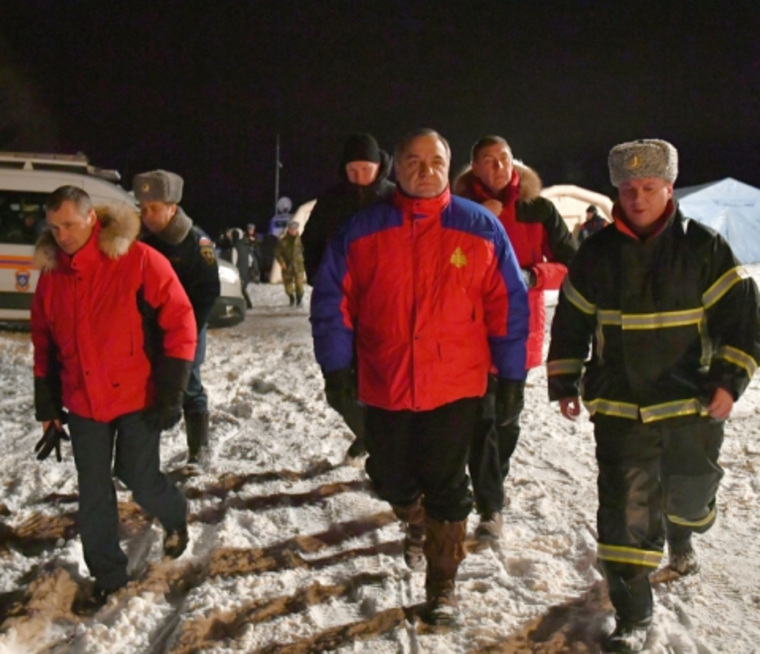 Глава министерства приехал на место