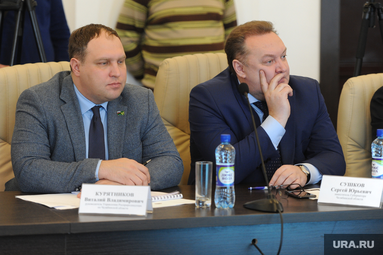 Заседание рабочей группы Общественной палаты по вопросу строительства Томинского ГОК. Челябинск, сушков сергей, курятников виталий