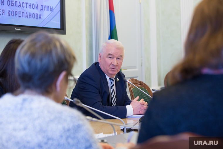 Пресс-конференция по итогам года Корепанова Сергея, спикера тюменской областной думы. Тюмень, корепанов сергей