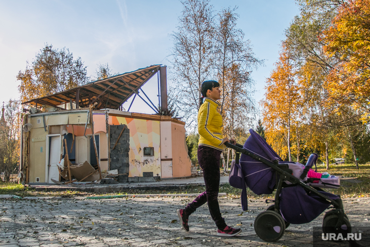 Проблемные объекты города. Курган, развалины, городской сад, кафе ялта, разрушенное здание