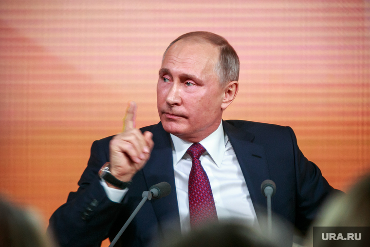 Ежегодная итоговая пресс-конференция президента РФ Владимира Путина. Москва, портрет, путин владимир