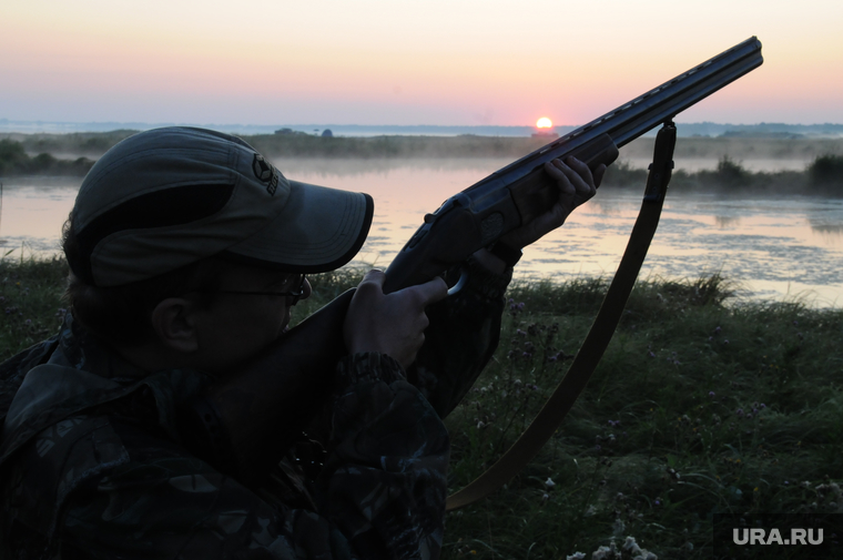 Военные охотники. Челябинск., охотник, ружье, вечер