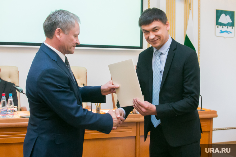 Вручение благодарности Президента РФ Игорю Прозорову. Курган