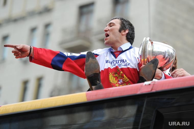 Чествование сборной России по Хоккею в Москве. 27 мая 2014, кубок, овечкин александр