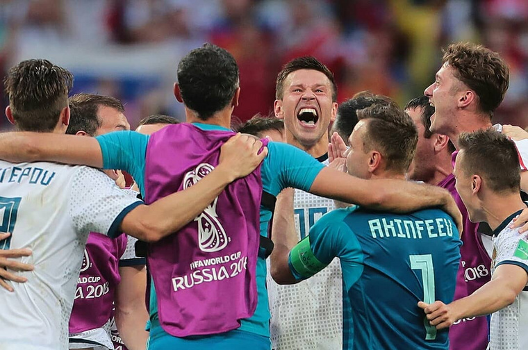 Российские футболисты вырвали победу у испанцев