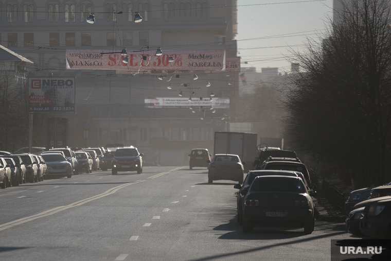 Пыль в городе. Екатеринбург, пыль, грязный воздух