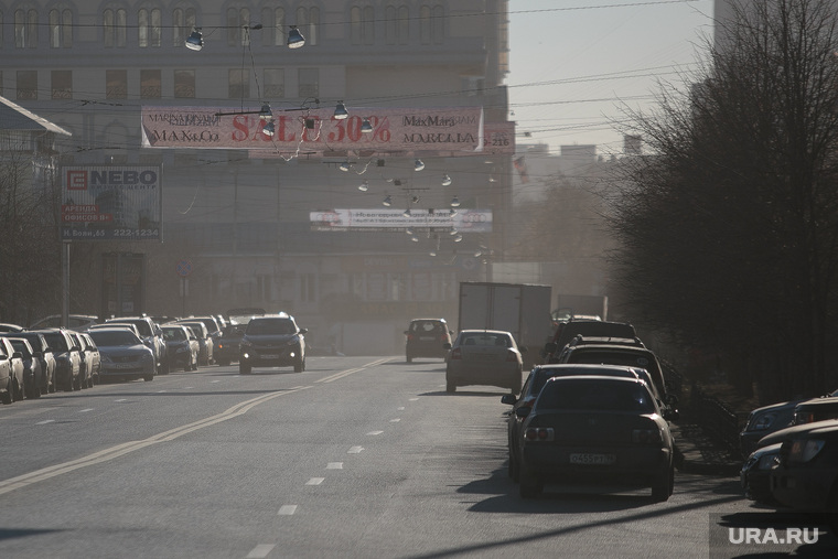 Пыль в городе. Екатеринбург, пыль, грязный воздух