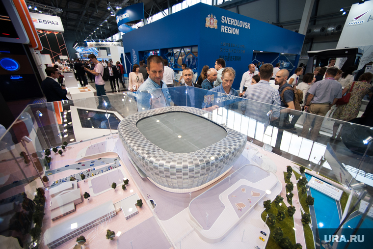 «УГМК Арена» представлена публике на выставке «Иннопром»