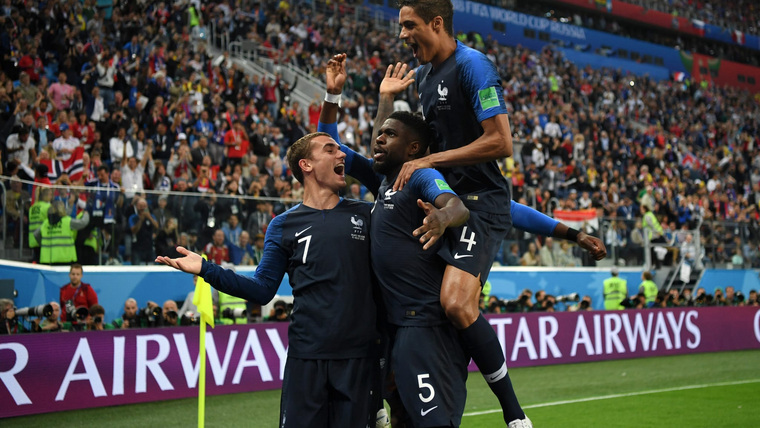 Сборная Франции одержала победу над командой Бельгии в полуфинале чемпионата мира