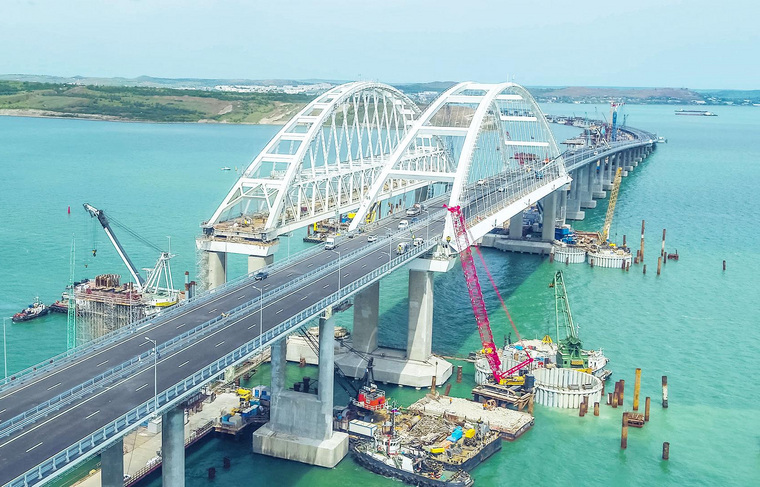 На Украине утверждают, что при строительстве моста было «нарушено все»