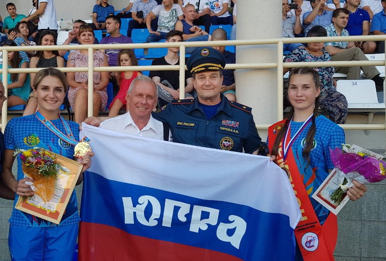 Команда югорского управления МЧС привезла в Югру 5 золотых и 2 серебряных медали