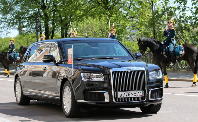 Aurus, на котором ездит российский президент, занял «бронзовое» место списка