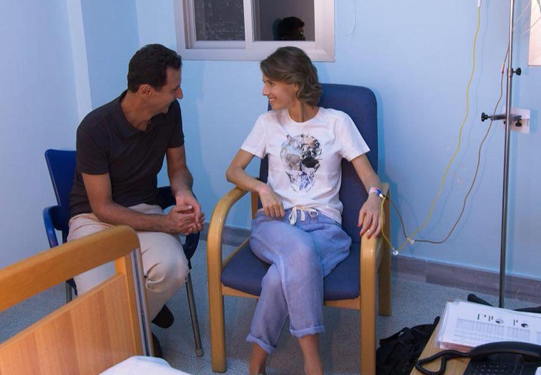Башар Асад специально прибыл в больницу, чтобы навестить супругу
