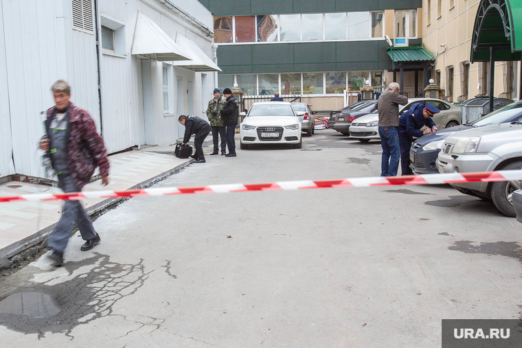 Место убийства бизнесмена Сергея Княжева. Тюмень