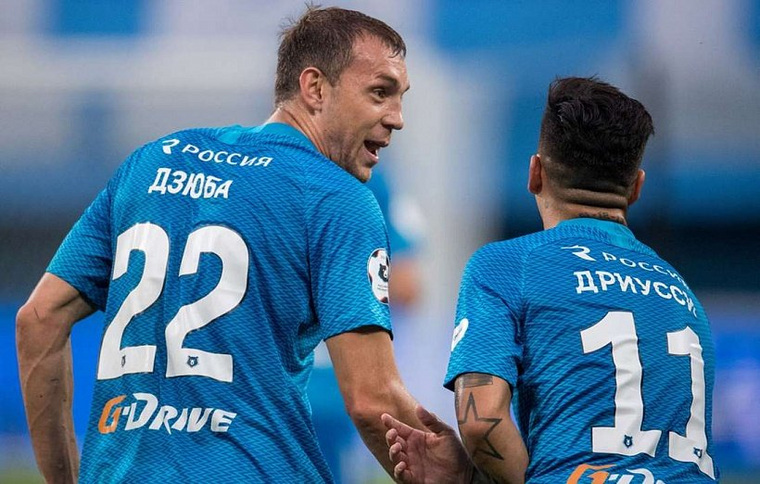 Артем Дзюба и Себастьян Дриусси забили первые три мяча в ворота «Урала»