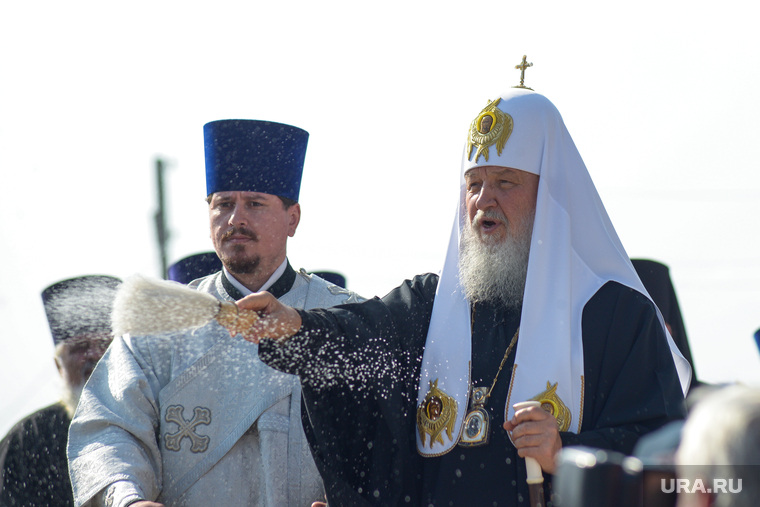 Визит Патриарха Кирилла  в село Батурино. Курганская область, патриарх, православие