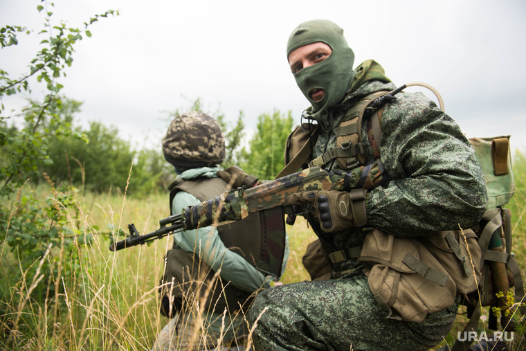 Рота специального назначения "Ольхон". Донецк, военные, ополченцы