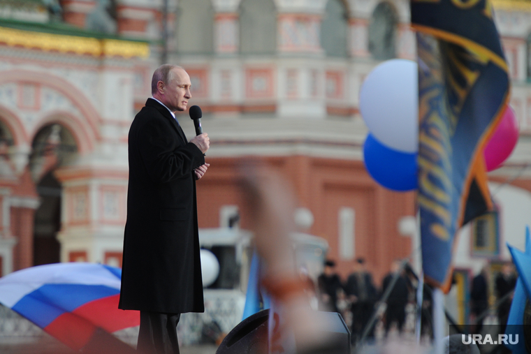 Митинг-концерт к годовщине присоединения Крыма. Москва, путин владимир