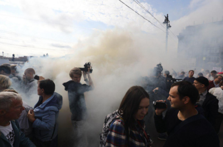 Участники митингов оказали сопротивление силовикам