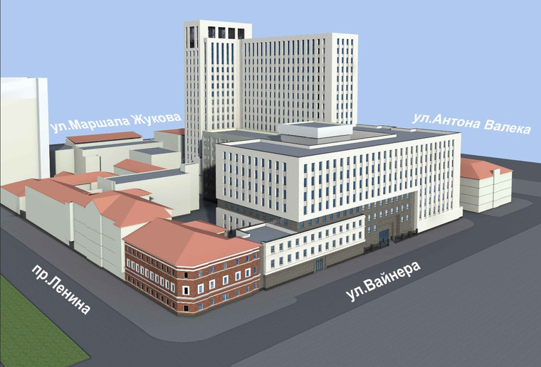 В новом здании УФСБ будет противорадиационное укрытие