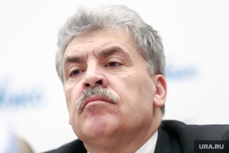 Пресс-конференция с участием Геннадия Зюганова и Павла Грудинина. Москва, грудинин павел