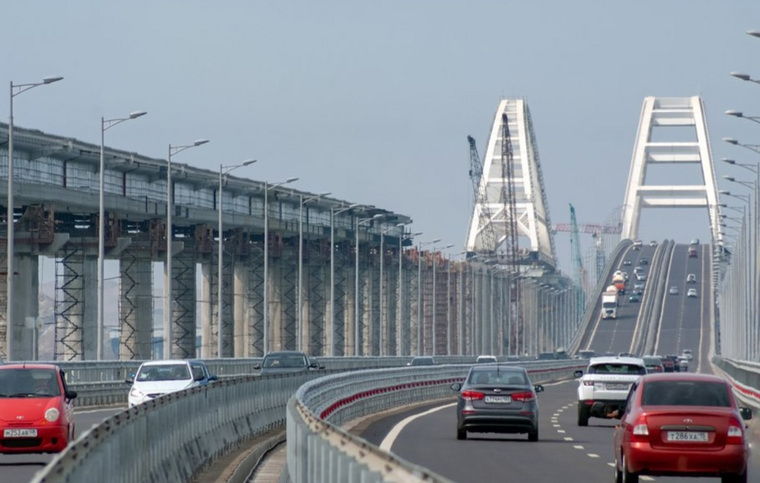 Автодорожная часть Крымского моста была запущена в 2018 году