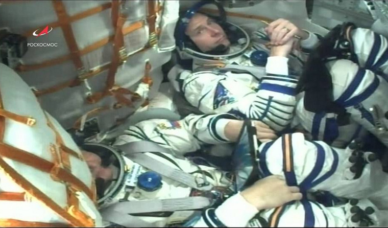 Космонавты испытали сильные перегрузки