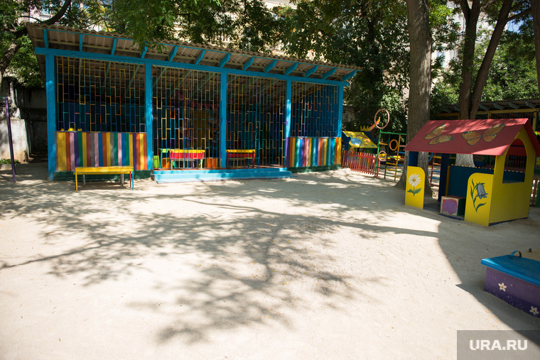 Крым., детский сад, игровая площадка