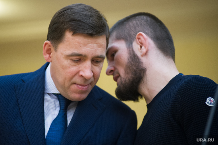 Хабиб Нурмагомедов побывал в резиденции свердловского губернатора