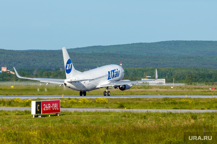 Споттинг в Кольцово. Екатеринбург, взлетная полоса, взлет, boing 737, Боинг 737-524, ютейр, ютэйр, utair