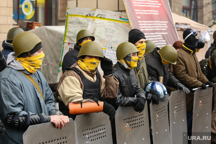 События на Майдане. Киев, майдан, революция, самооборона