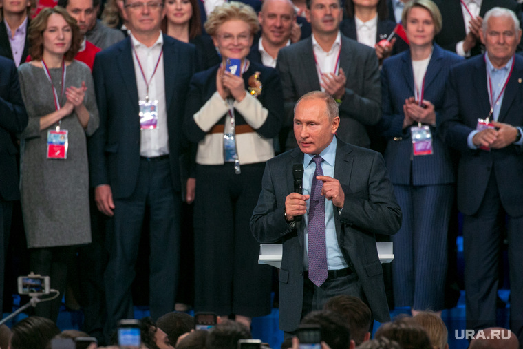Выступление президента России Владимира Путина на съезде ОНФ "За Россию". Москва