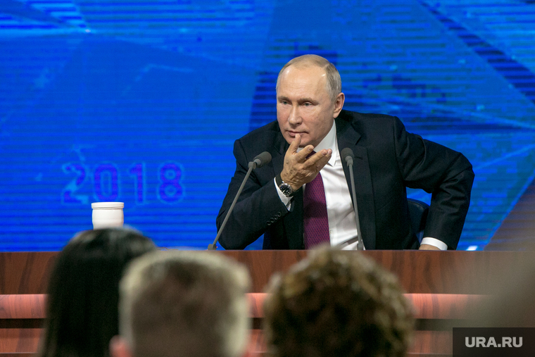 Пресс-конференция Президента России Владимира Путина. Москва, портрет, путин владимир