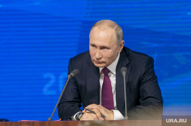 Пресс-конференция Президента России Владимира Путина. Москва, портрет, путин владимир