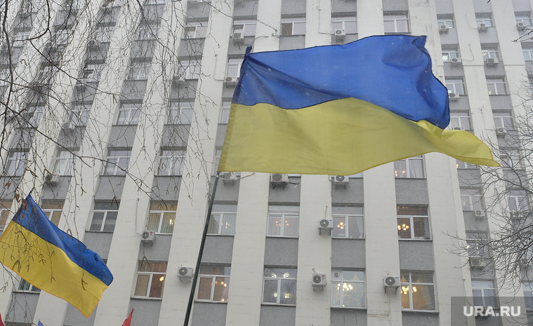 Евромайдан. Киев, флаг украины