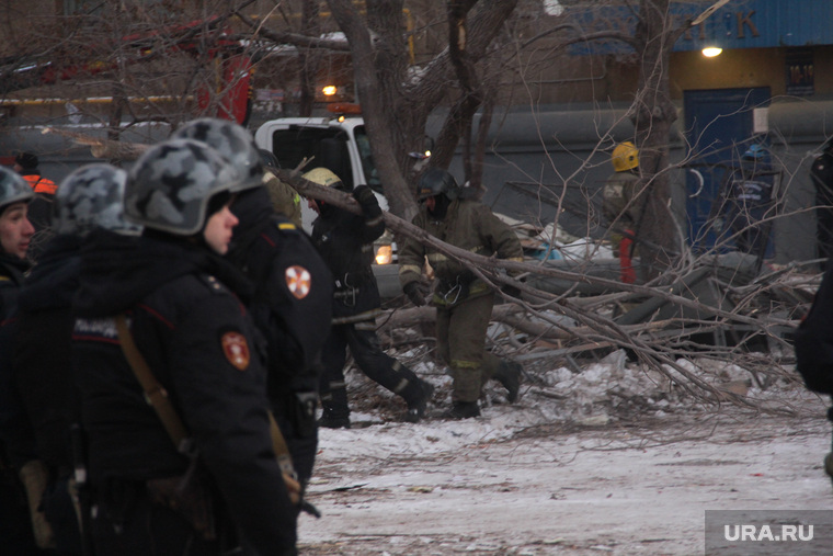 Взрыв бытового газа в доме № 164 на проспекте Карла Маркса. Магнитогорск, росгвардия
