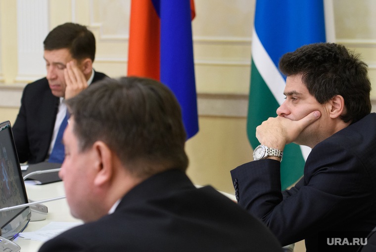 Совещание по GMIS-2019. Екатеринбург, куйвашев евгений, вяткин александр, кривегин петр