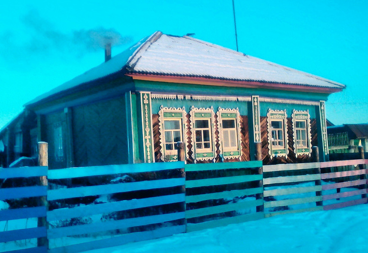 Так выглядел дом Ельцина год назад, до пожара