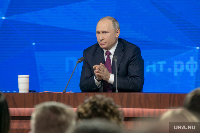 Пресс-конференция Президента России Владимира Путина. Москва, портрет, путин владимир