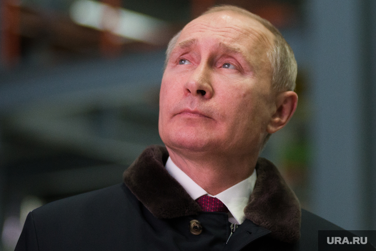 Визит Президента Российской Федерации Владимира Путина на ТЭС Маяковская. Город Гусев, Калининградская область, портрет, путин владимир