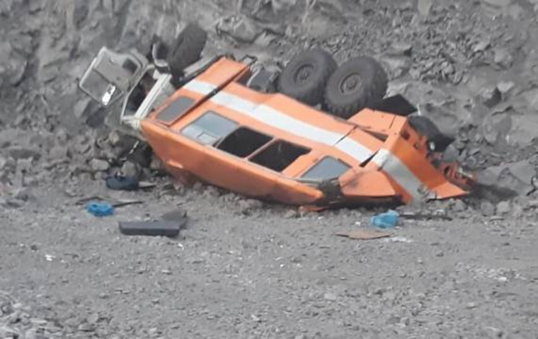 В машине находились 22 человека, шестеро погибли