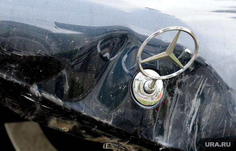 ДТП. Аварии. Челябинск., мерседес, mercedes-benz, дтп, авария, разбитый автомобиль, разбитая машина