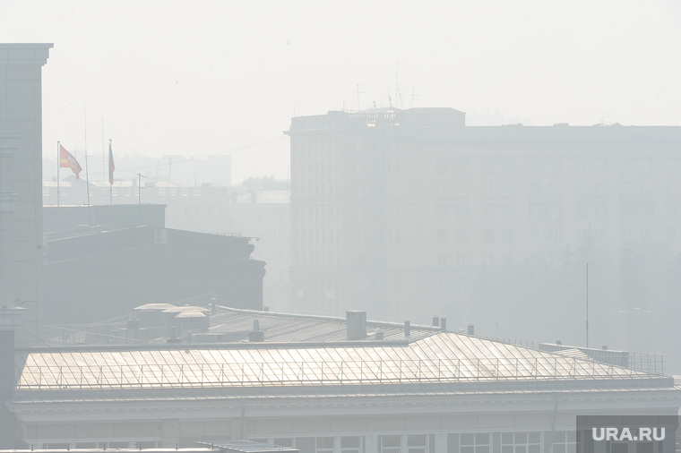 Смог над Челябинском, зсо, смог , флаги