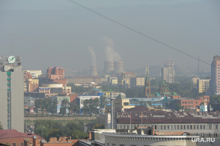 Неблагоприятные метеоусловия, выбросы. Челябинск, трубы дымят, воздух, выбросы, нму, атмосфера, неблагоприятные метеоусловия, экология