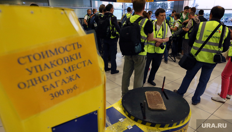 Споттинг в Кольцово. Екатеринбург, аэропорт кольцово, авиа, упаковка багажа
