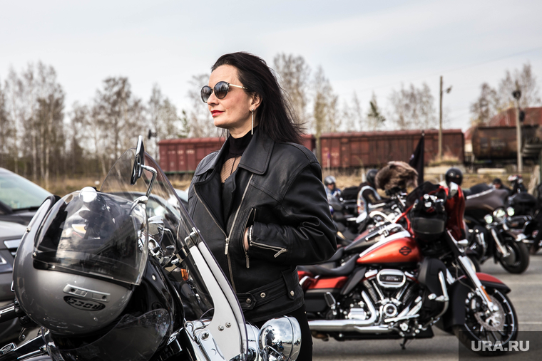 Открытие сезона Harley-Davidson. Екатеринбург, девушка, мотоцикл, harley davidson, байк