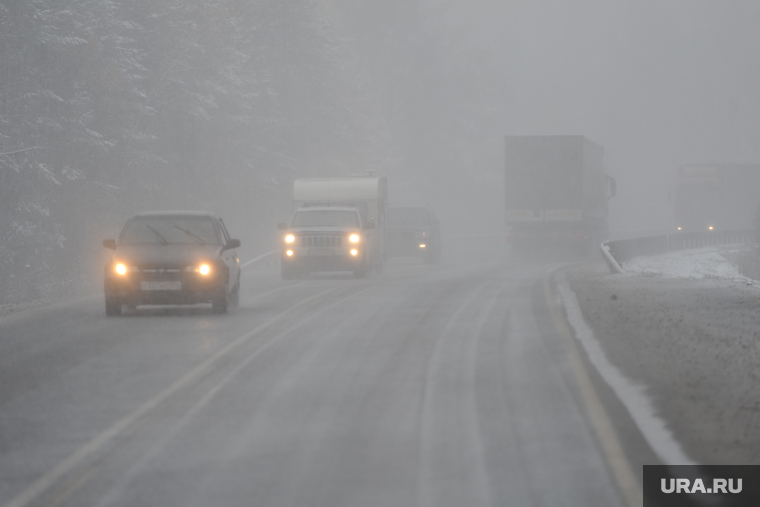 Трасса М5 Дорога Челябинск, снегопад, м5, неблагоприятные метеоусловия, дорога